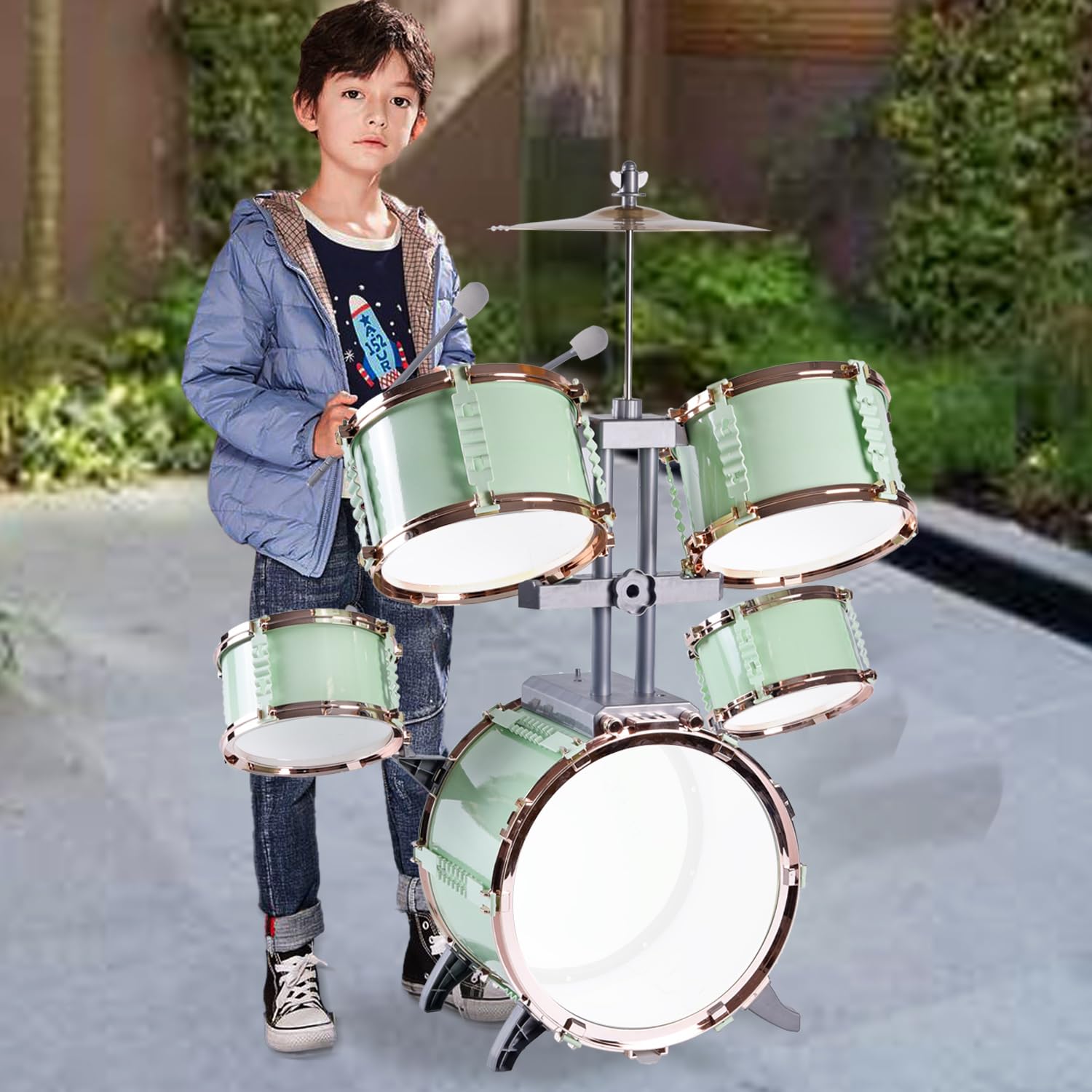 Amazon.com: Children's Jazz Drum Set - Children's Educational